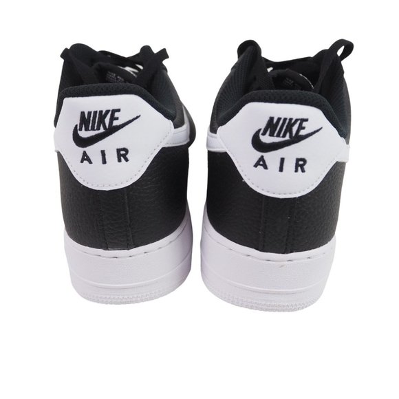 Nike Air Force 1 '07 Black White Sneakers Leather Men Shoes Classic - Picture 6 of 12
